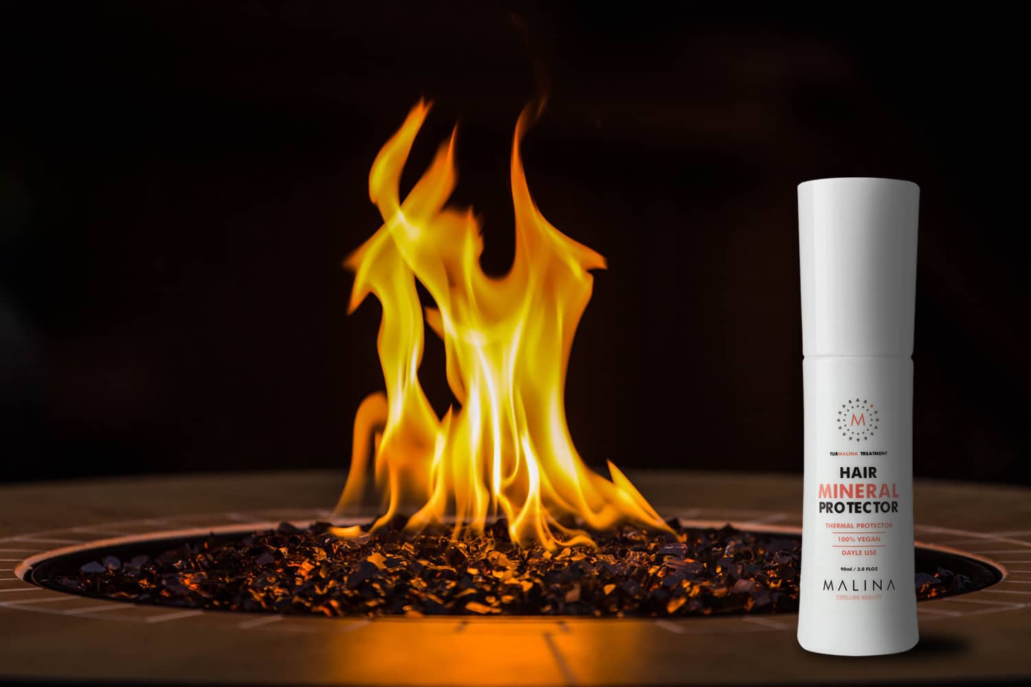 heat protectant and flames