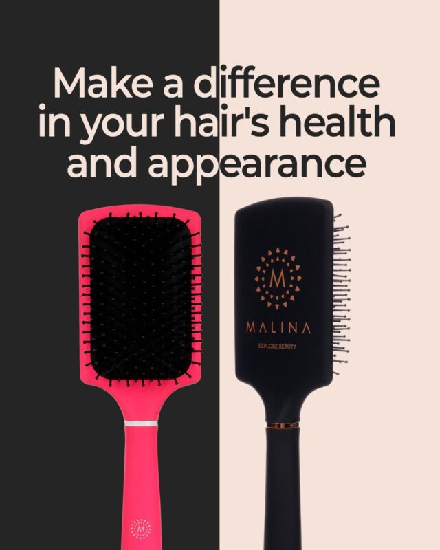 The perfect brush! Makes your hair shinier, doesn't break the strands and removes the frizzy look.

#brush #frizz #shiny #hair #hairbrush #shinyhair  #malina