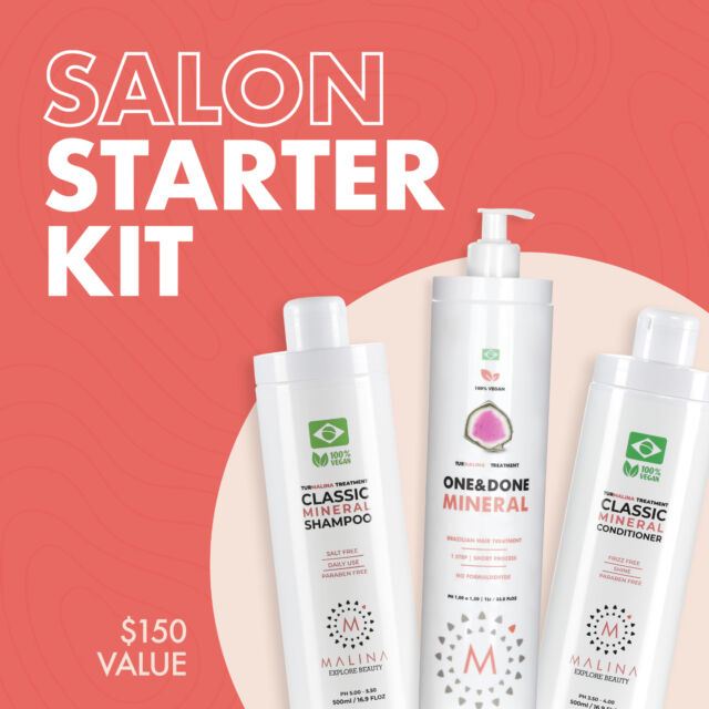 Ready to take your salon to the next level?! 

Discover the magic of Malina with our Salon Starter Kit – the perfect way to introduce Brazilian smoothing services to your clients. Everything you need to get started for ONLY $99.95 ($150 value!) ✨

Get your kits today by following the link in our bio 🛍

#malinausa #malina #haircare #starterkit